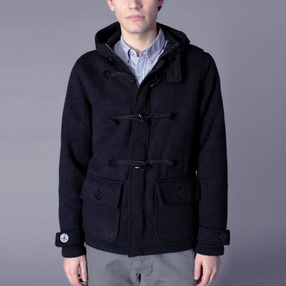 Obey Sweater-knit Toggle Coat